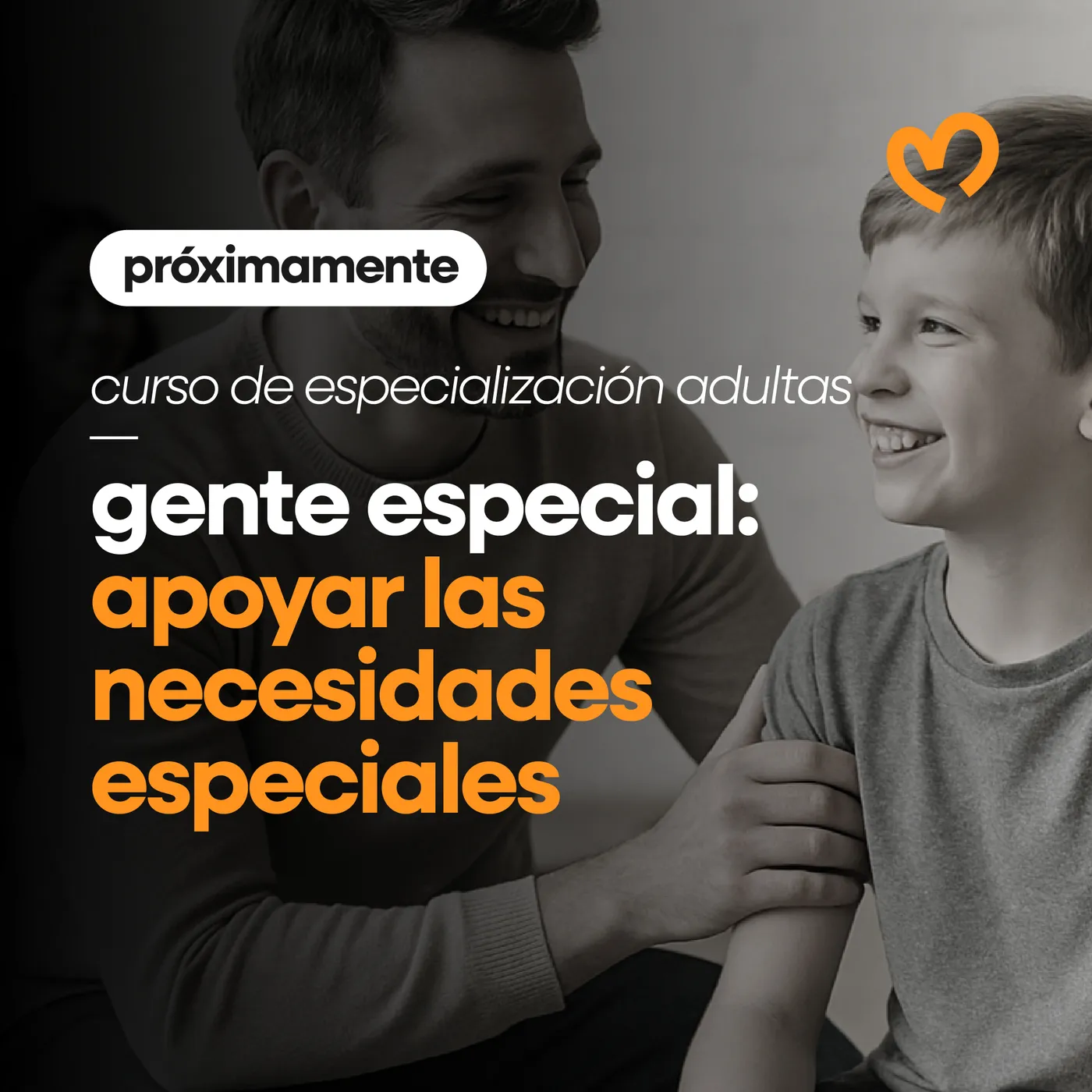 Cartel del curso Gente especial: apoyo en necesidades especiales