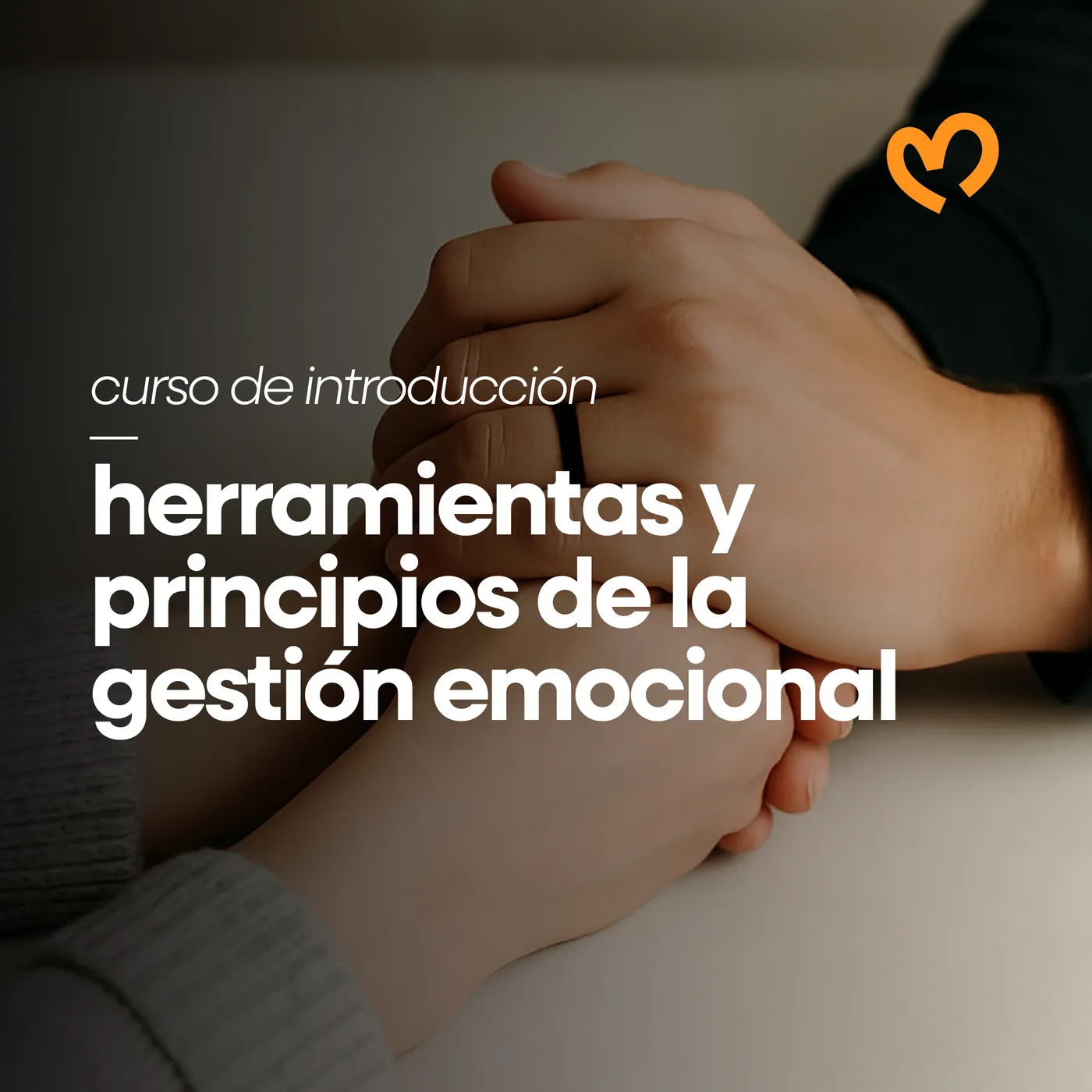 Cartel del curso Herramientas y principios de la gestión emocional