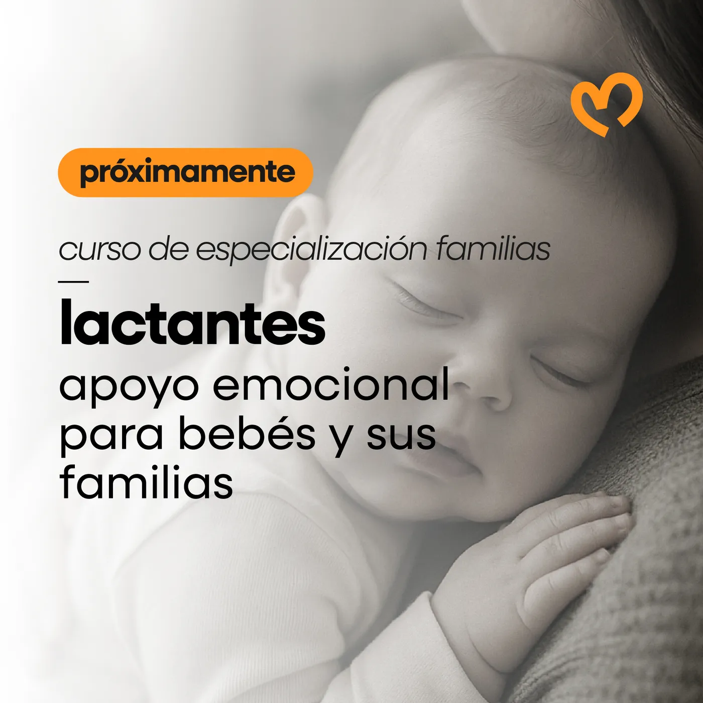 Cartel del curso Lactantes